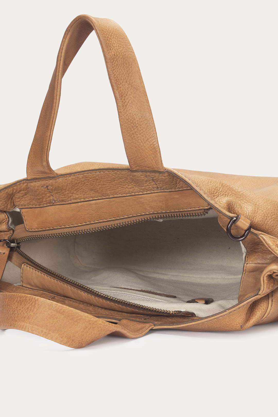 Frye Beige Nora Knotted Satchel Beige