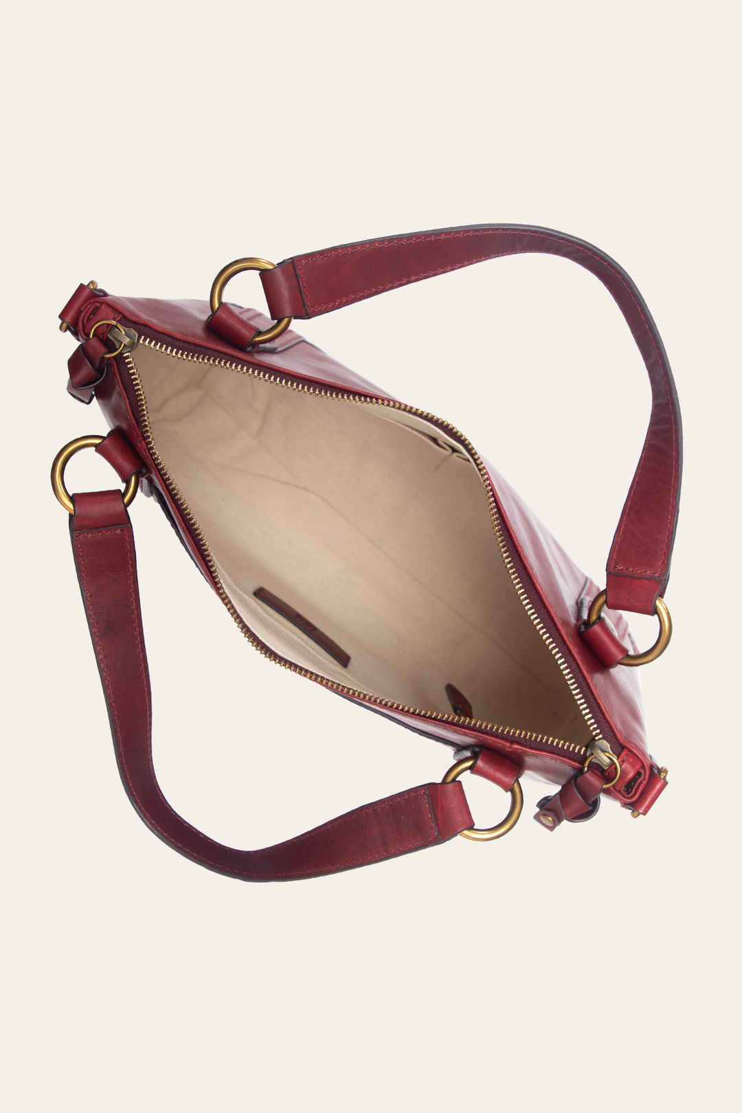 Frye Berry Lacquer Melissa Medium Satchel Berry Lacquer