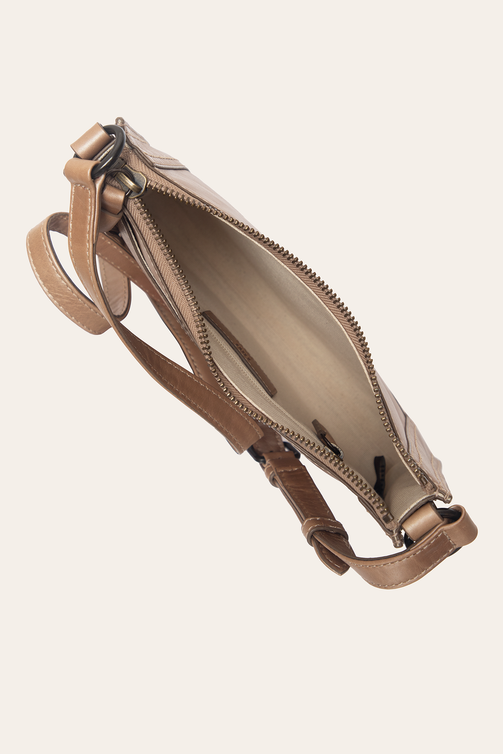 Frye Light Bronze Melissa Zip Crossbody Light Bronze