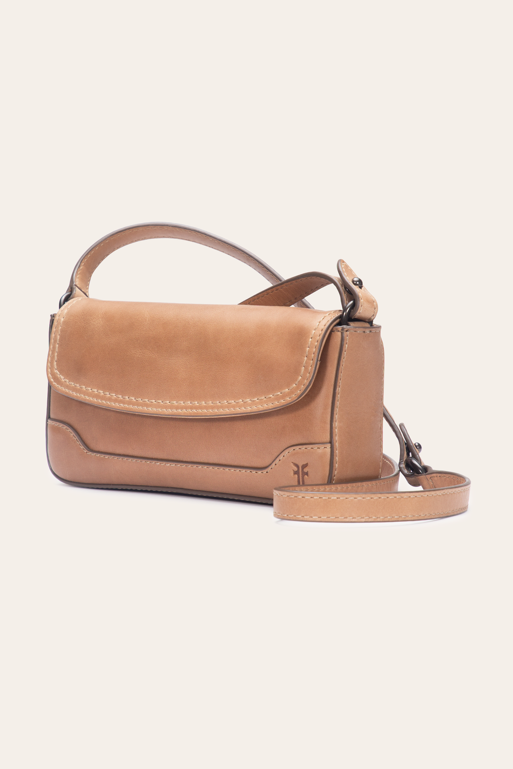 Frye Beige Melissa Convertible Mini Flap Beige