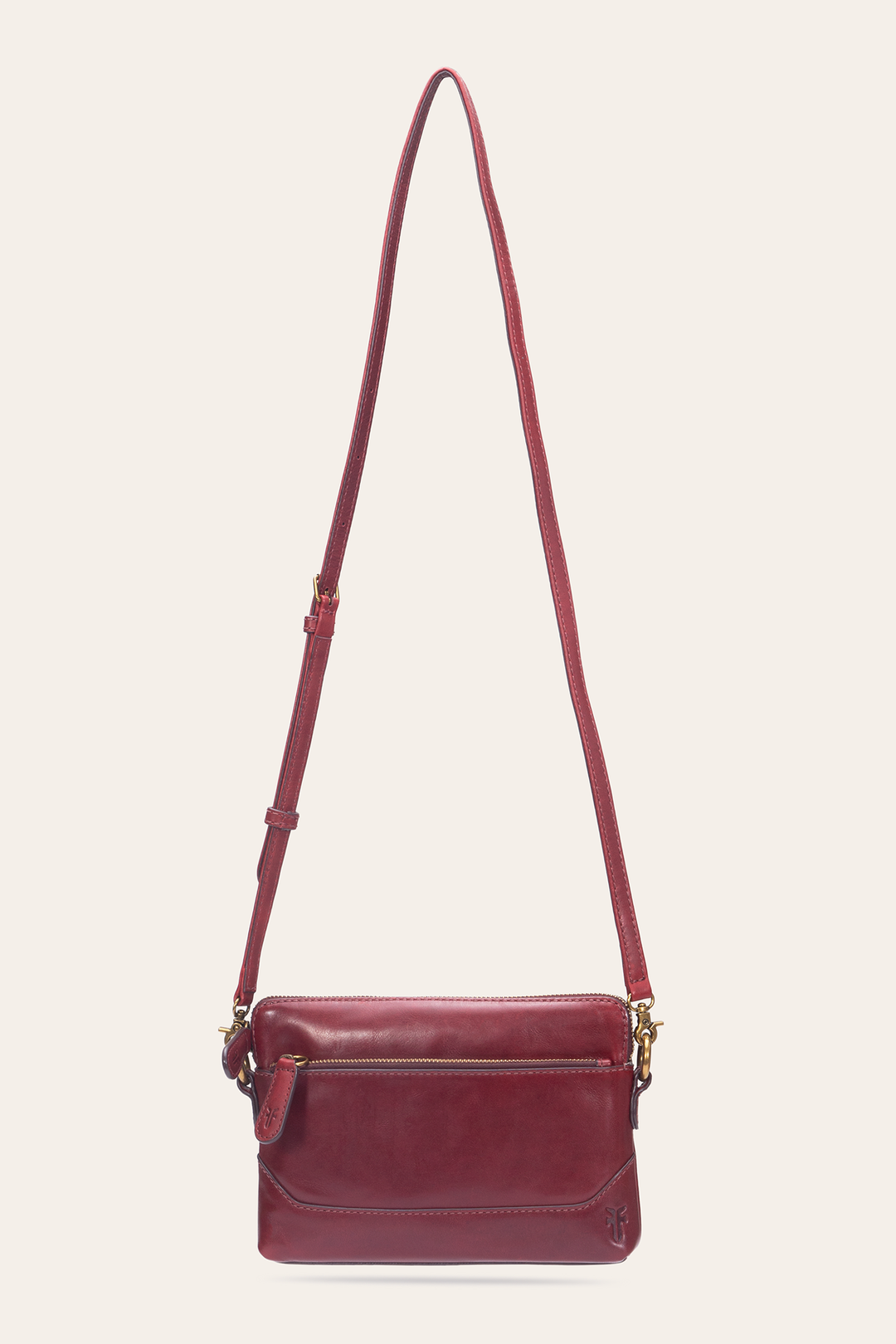 Frye Berry Lacquer Melissa Crossbody Wristlet Berry Lacquer