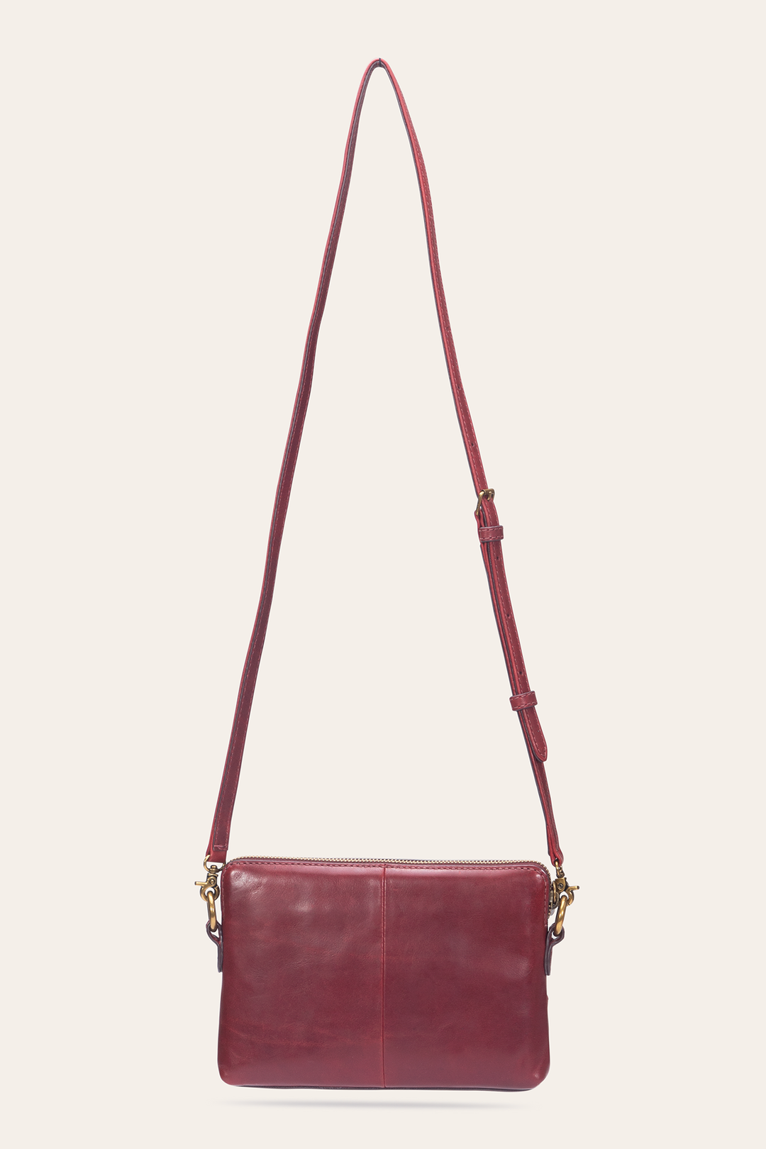 Frye Berry Lacquer Melissa Crossbody Wristlet Berry Lacquer