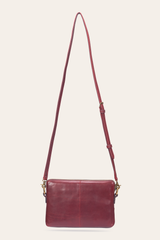 Frye Berry Lacquer Melissa Crossbody Wristlet Berry Lacquer