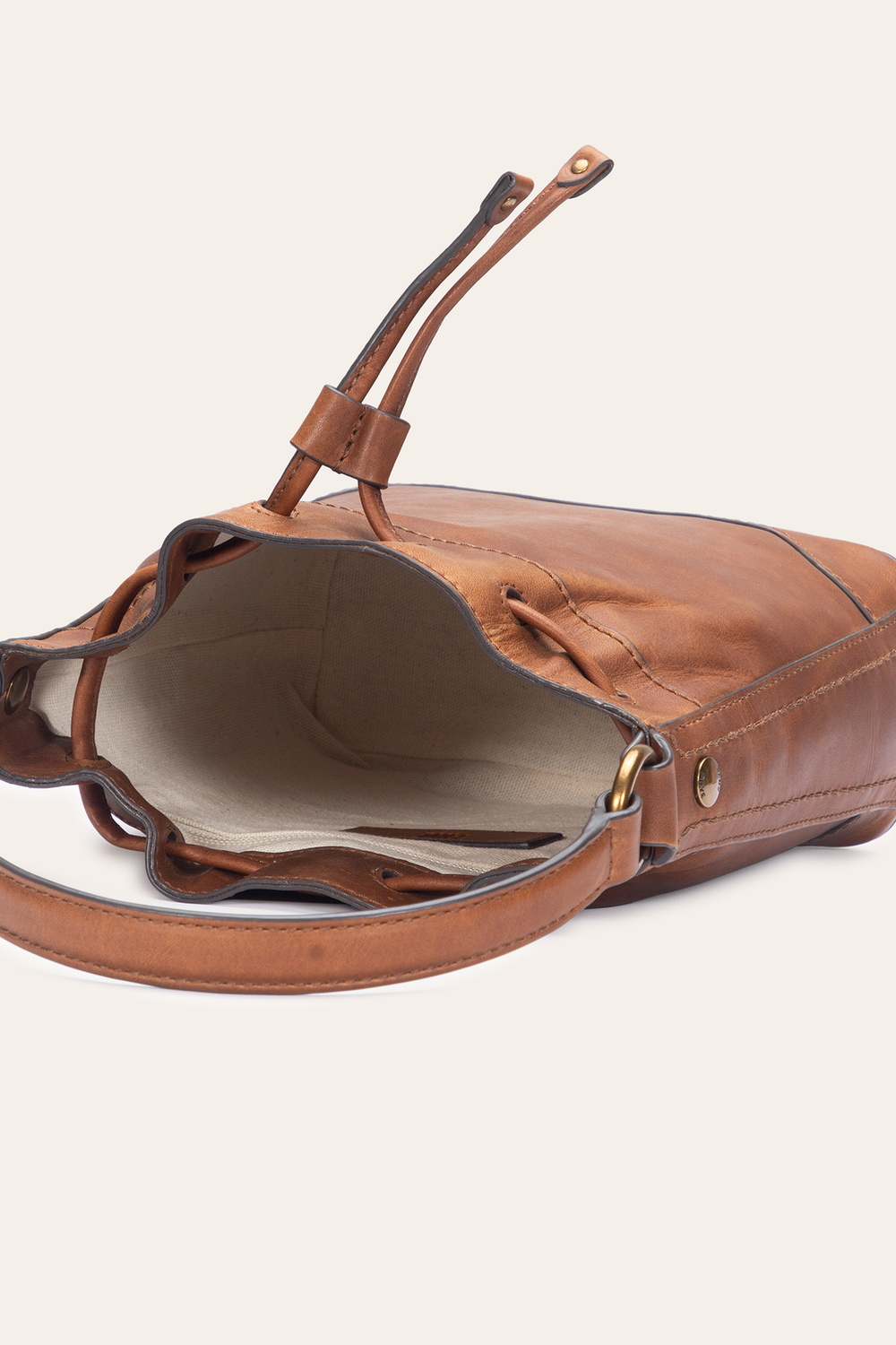 Frye Cognac Melissa Convertible Bucket Cognac