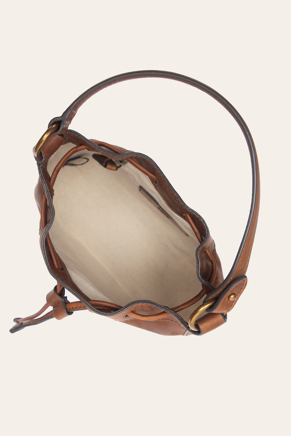 Frye Cognac Melissa Convertible Bucket Cognac