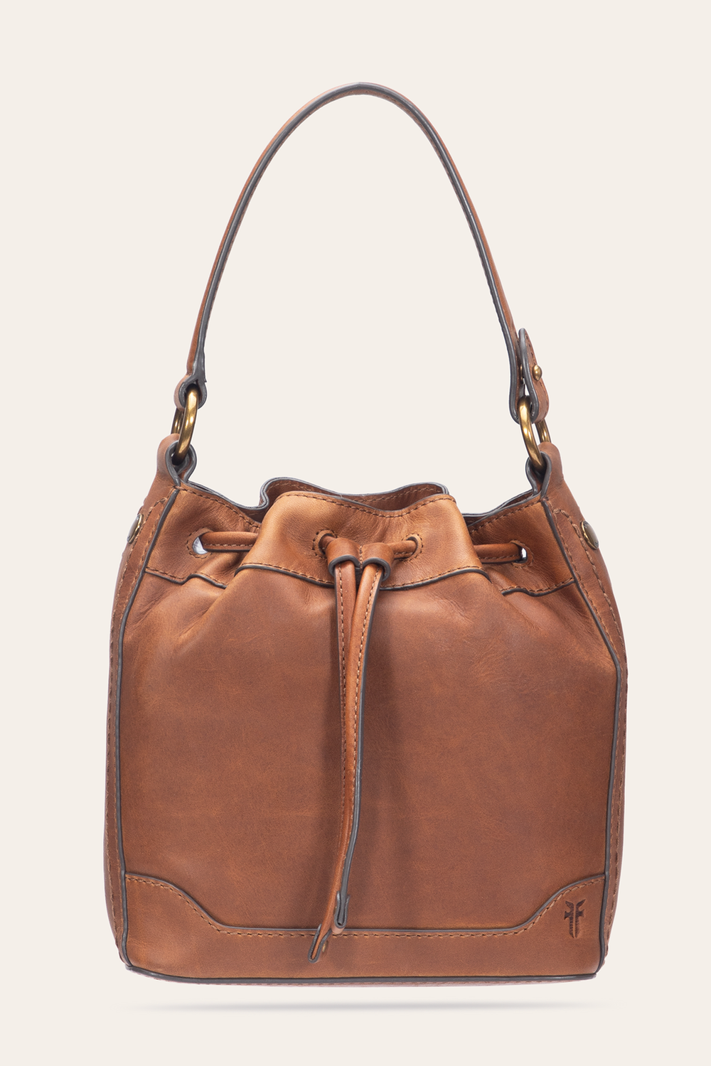 Frye Cognac Melissa Convertible Bucket Cognac