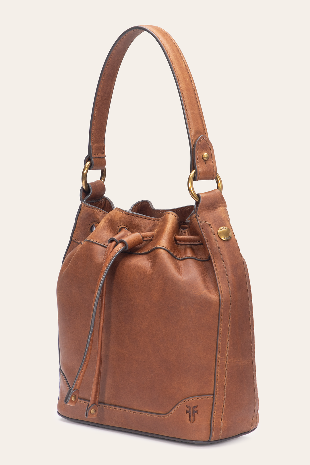 Frye Cognac Melissa Convertible Bucket Cognac