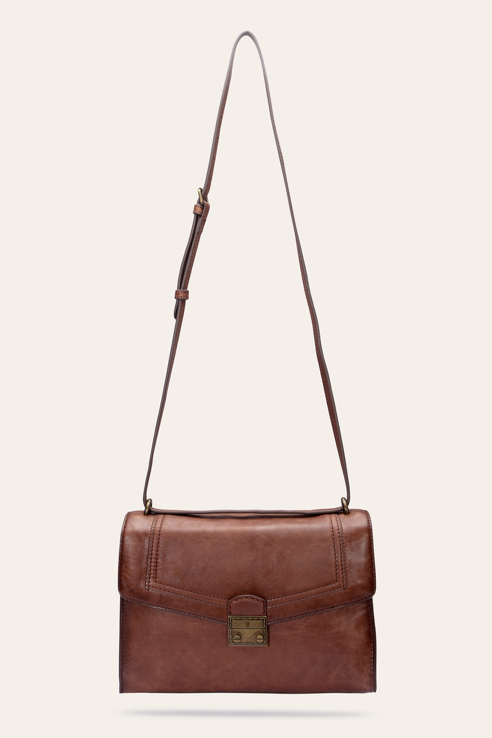 Frye Alex Cognac Flap Shoulder Cognac