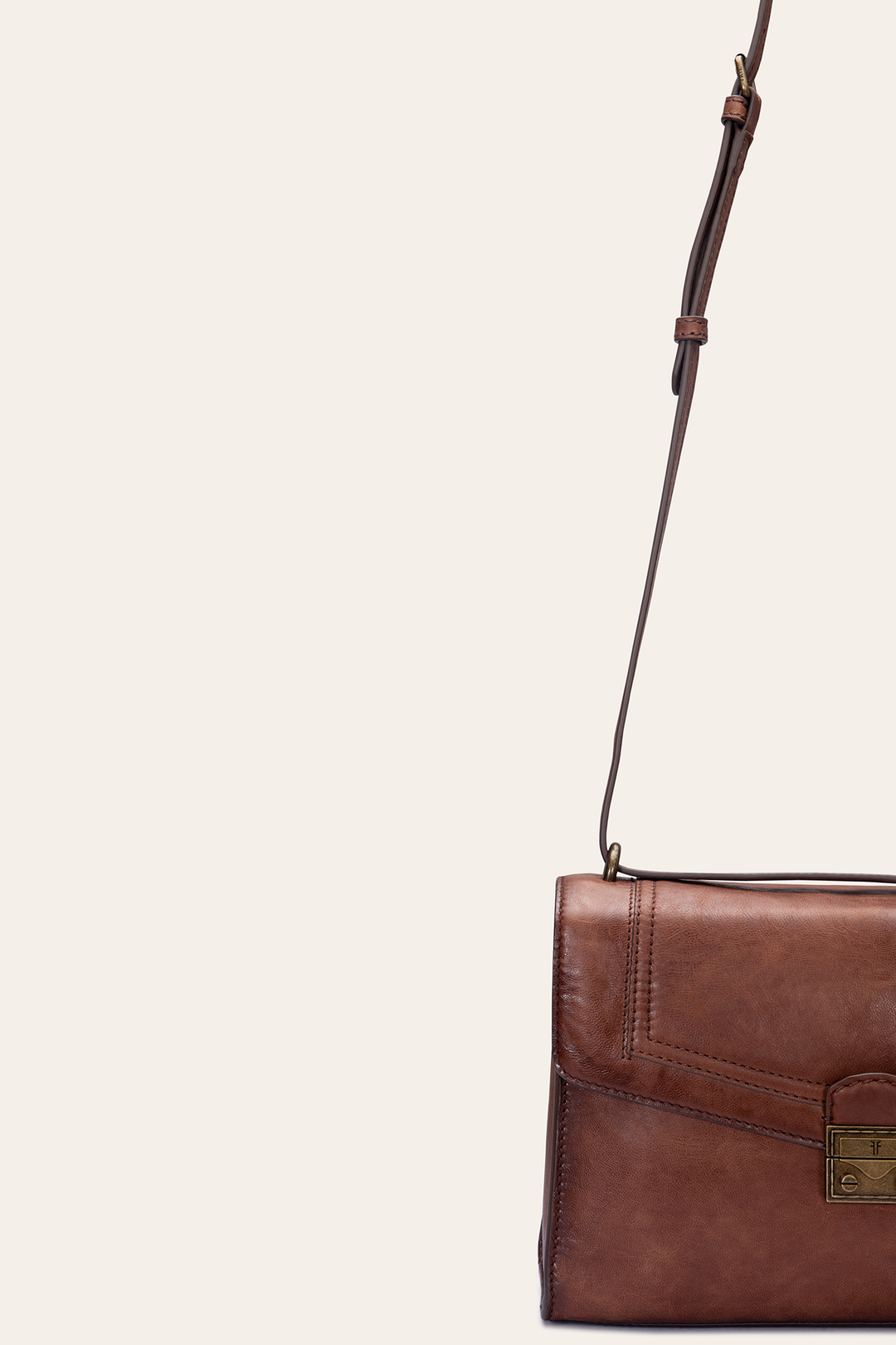 Frye Alex Cognac Flap Shoulder Cognac