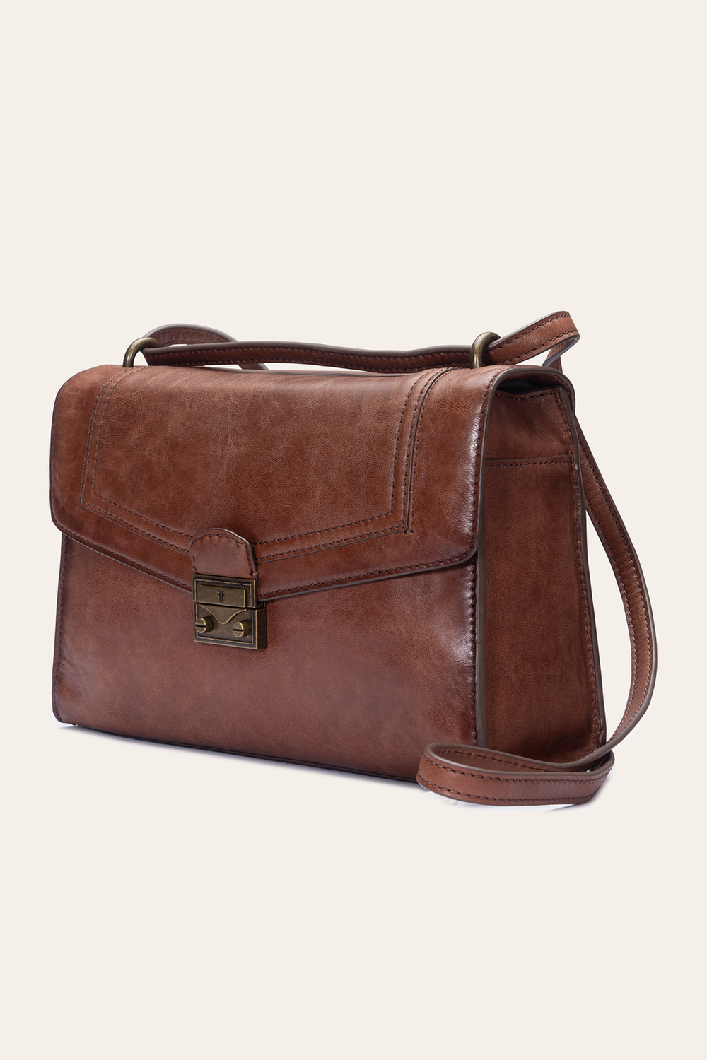 Frye Alex Cognac Flap Shoulder Cognac