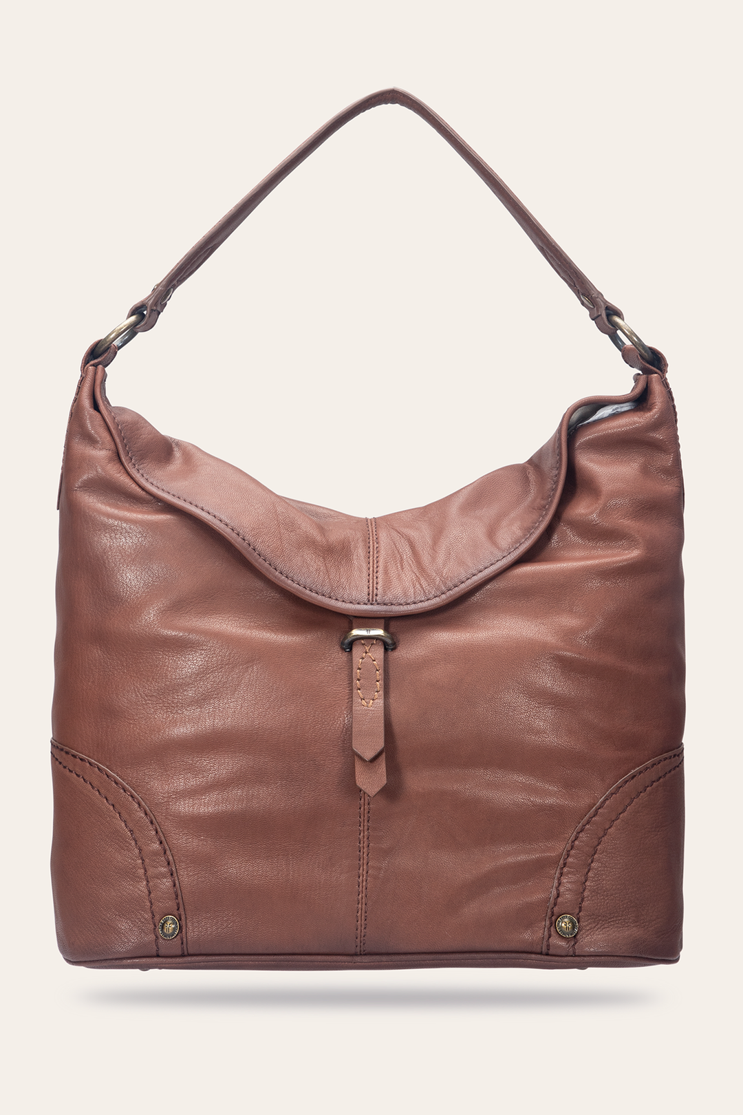 Frye Campus Cognac Hobo Cognac