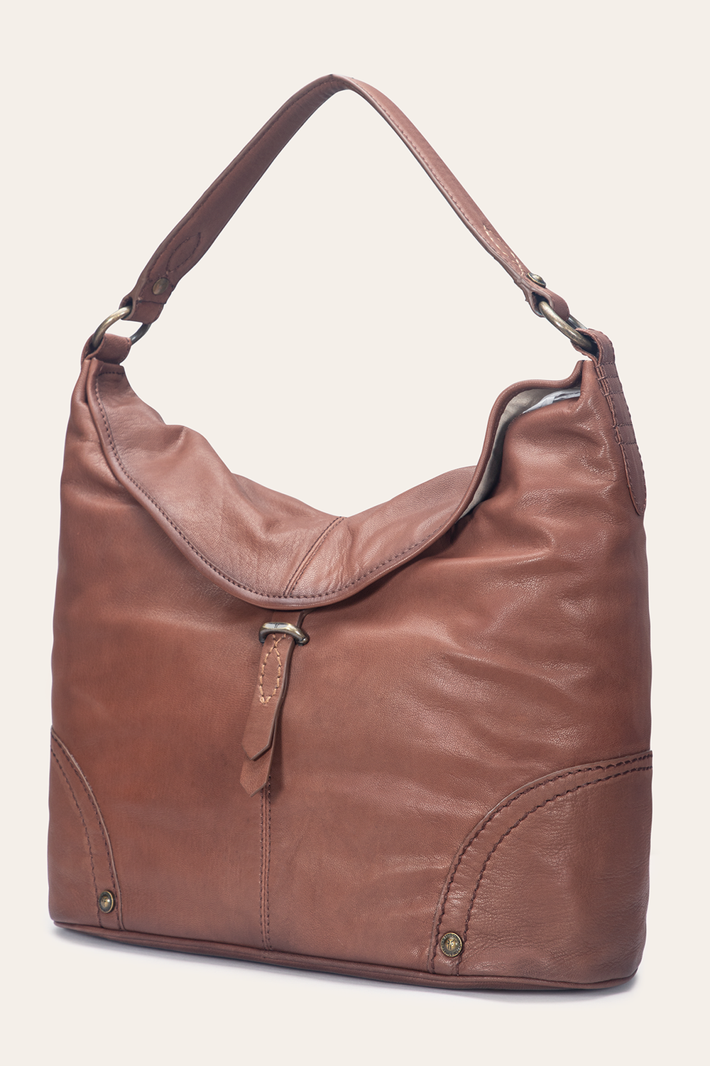 Frye Campus Cognac Hobo Cognac