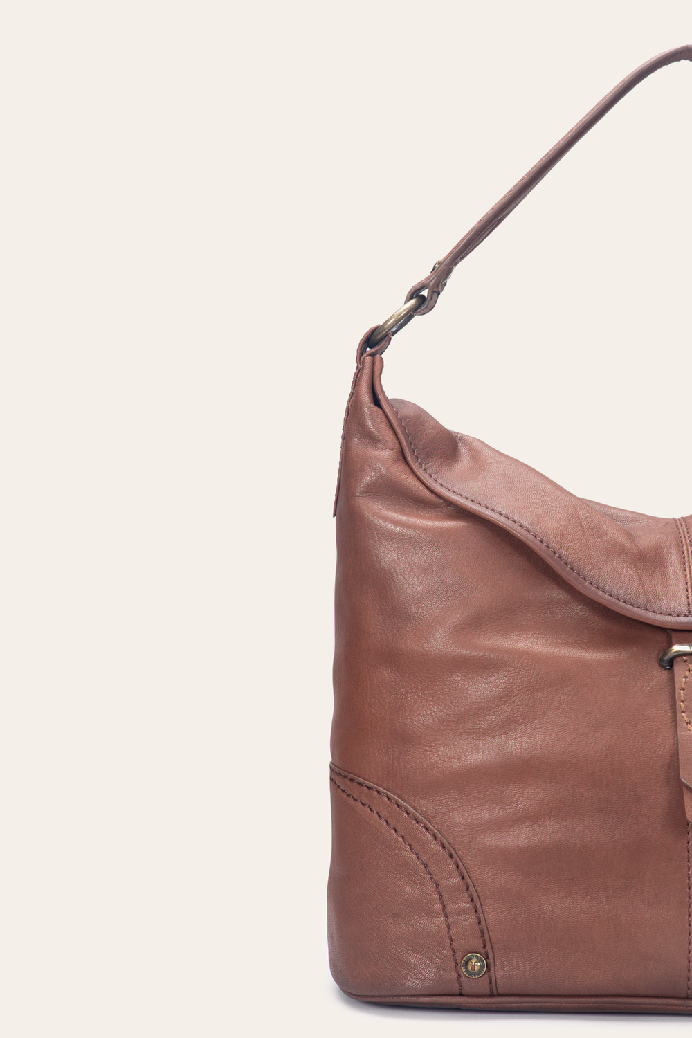 Frye Campus Cognac Hobo Cognac