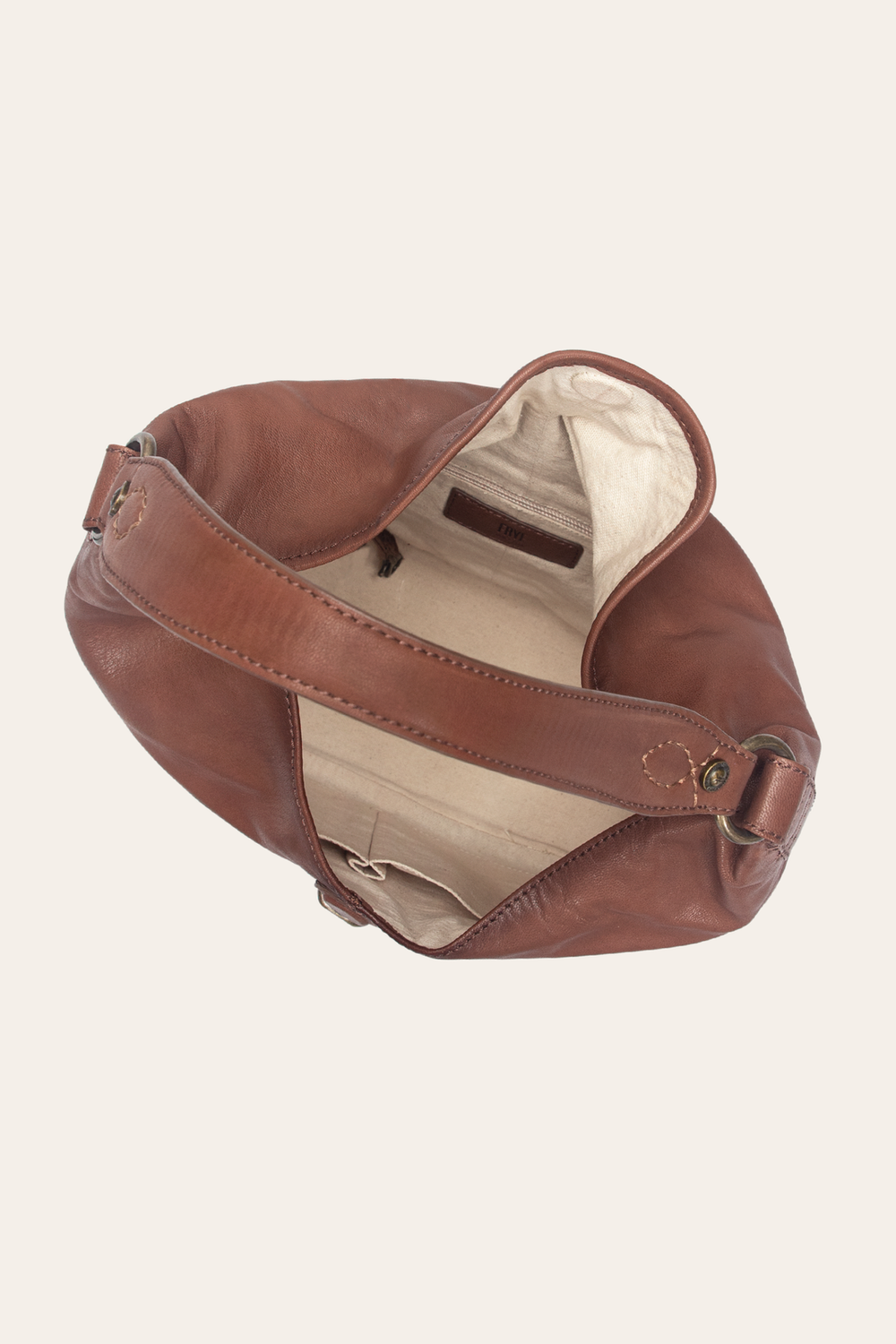 Frye Campus Cognac Hobo Cognac