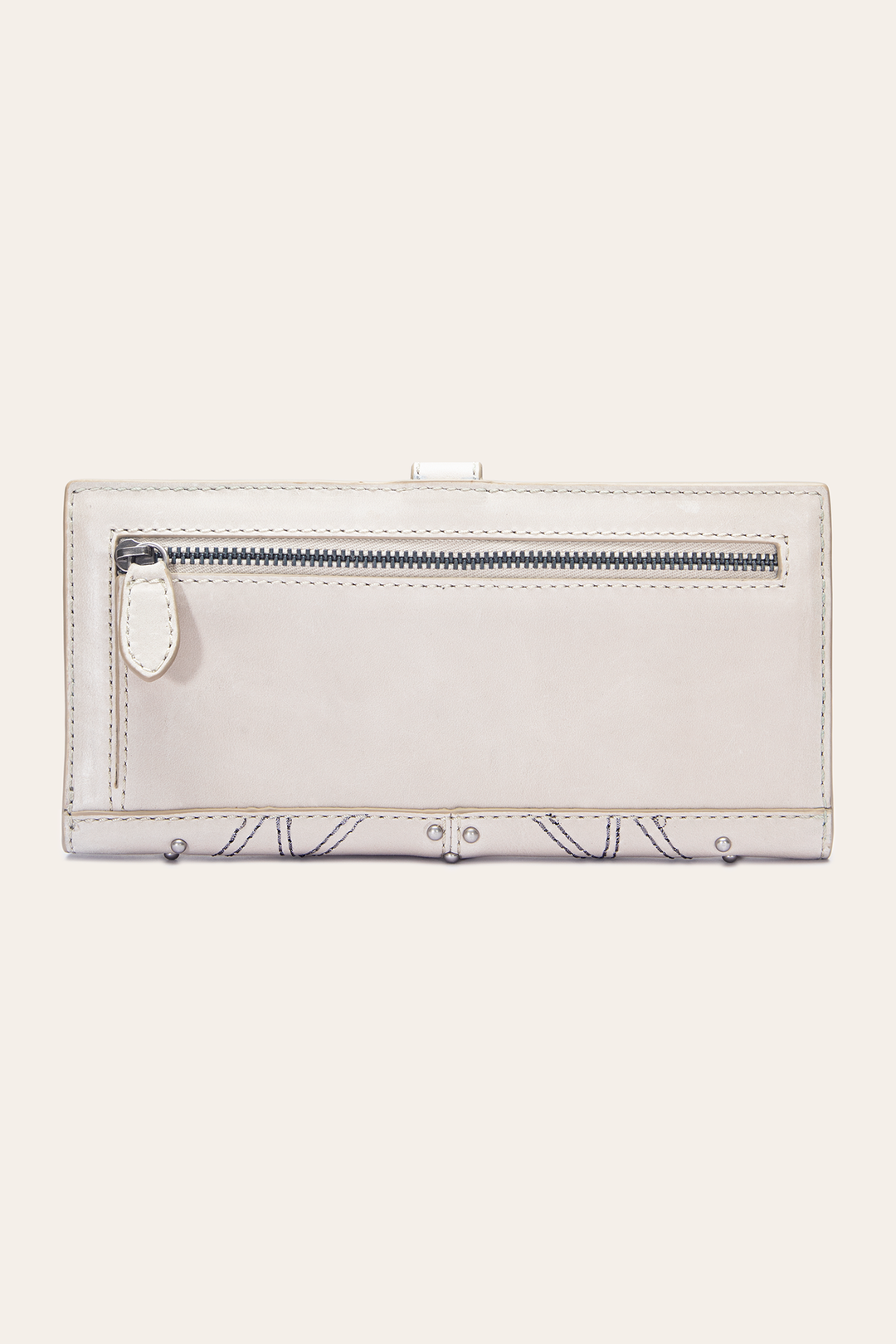 Frye Sara Oat Slim Wallet Oat