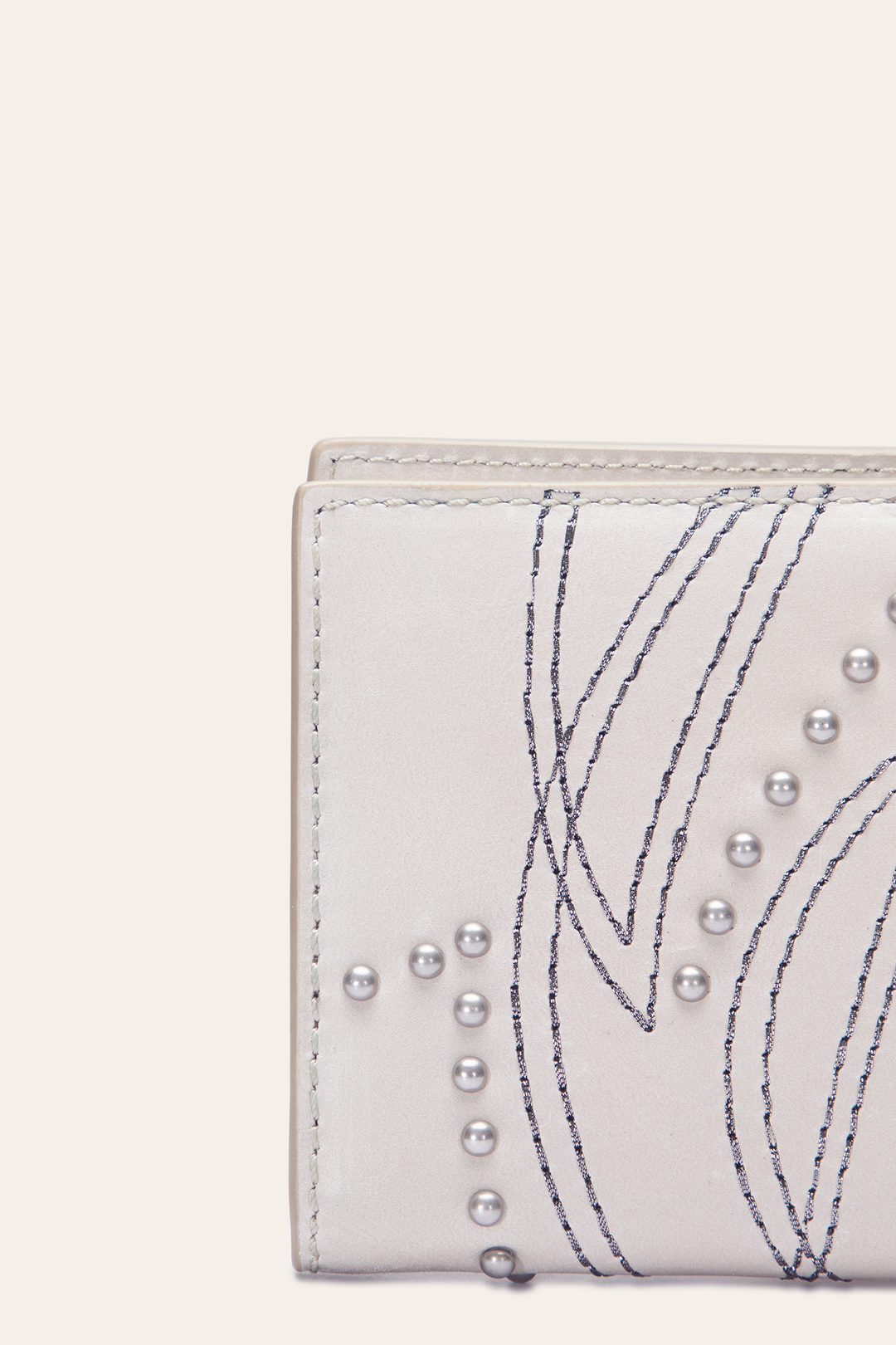 Frye Sara Oat Slim Wallet Oat