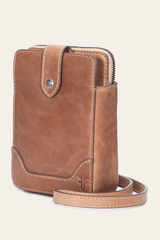 Frye Melissa Beige Phone Crossbody Beige