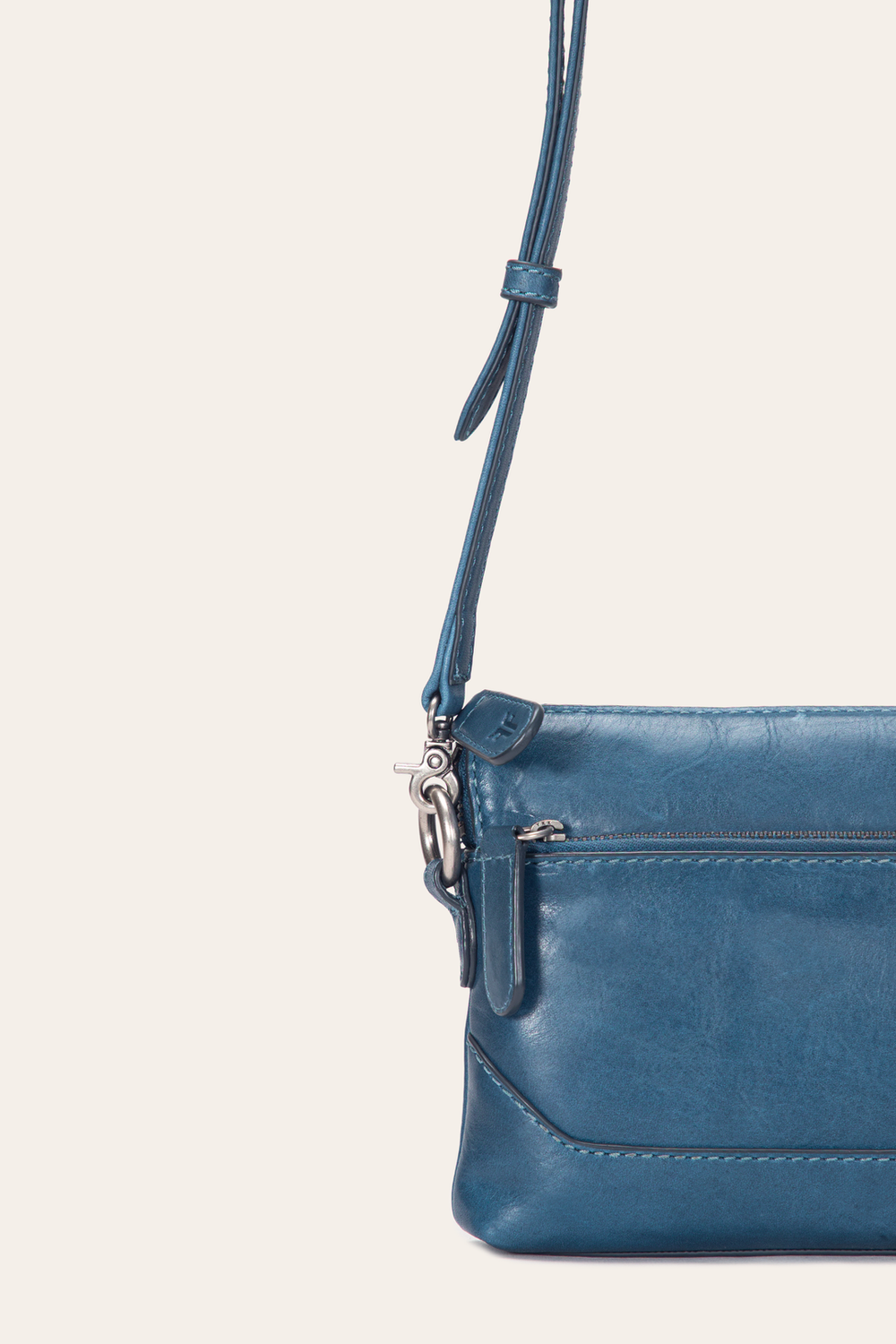 Frye Melissa Steel Crossbody Wristlet Steel