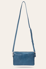 Frye Melissa Steel Crossbody Wristlet Steel