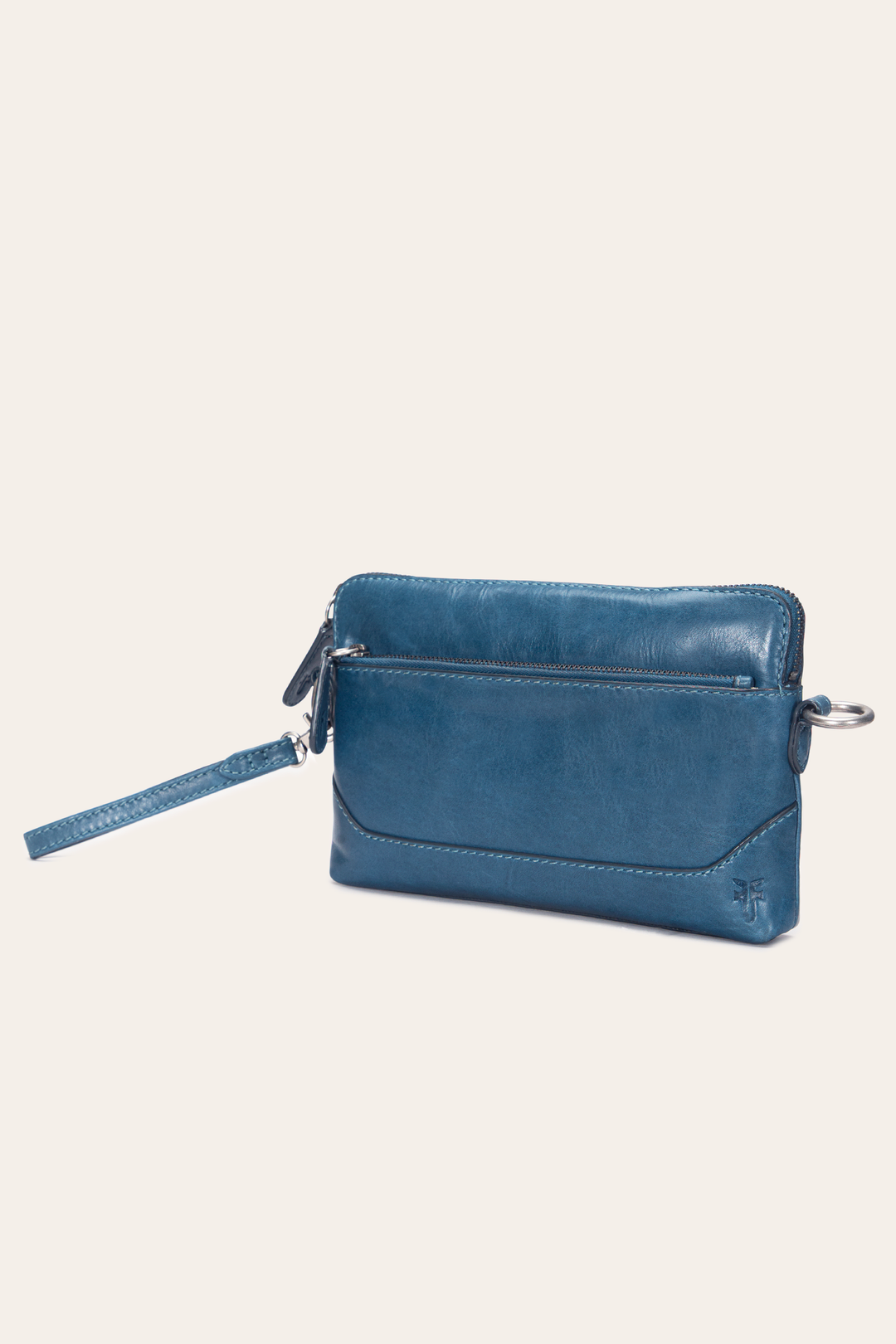 Frye Melissa Steel Crossbody Wristlet Steel