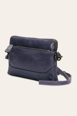Frye Melissa Eggplant Crossbody Wristlet Eggplant