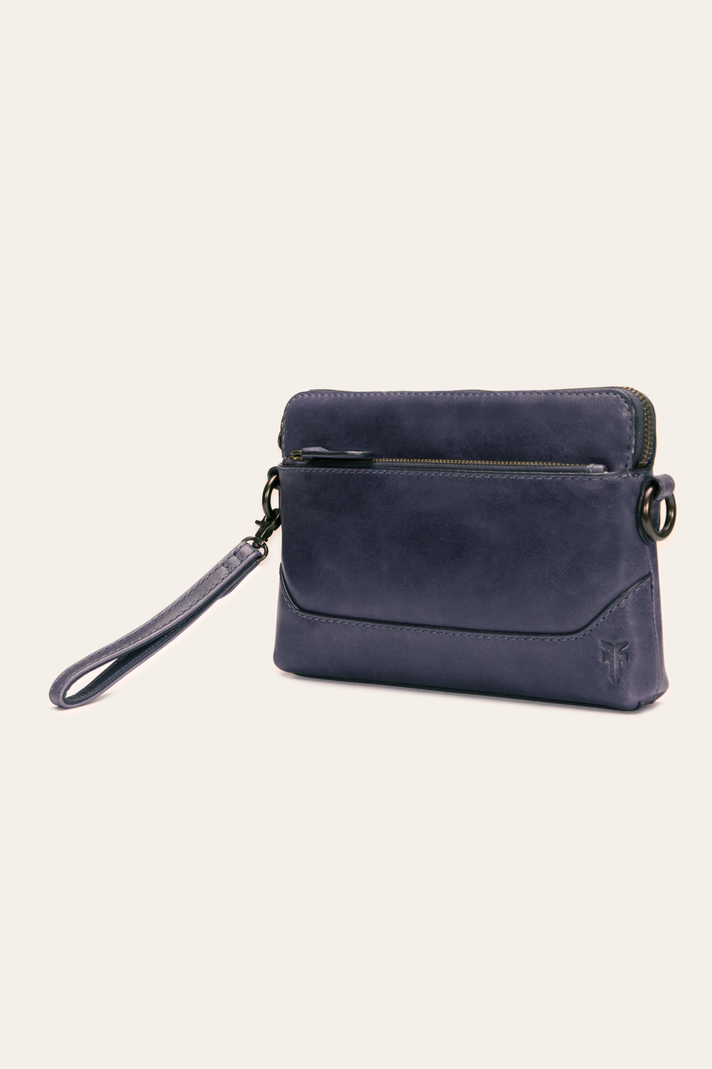 Frye Melissa Eggplant Crossbody Wristlet Eggplant