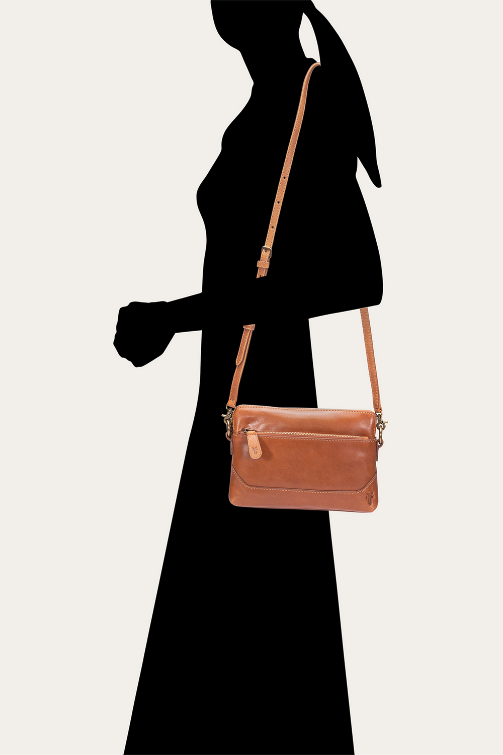 Frye Melissa Burnt Terracotta Crossbody Wristlet Burnt Terracotta