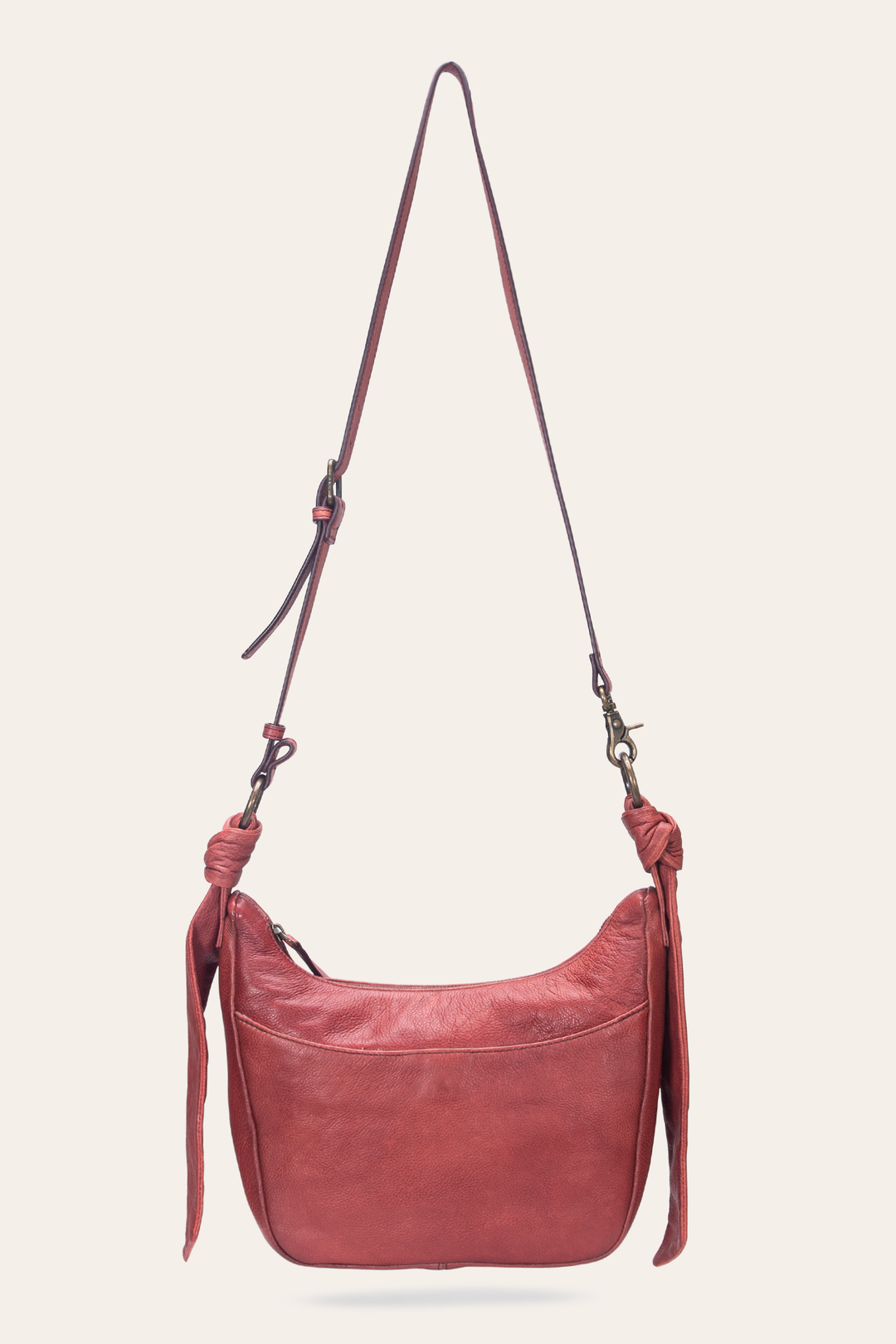 Frye Nora Knotted Crossbody in Burgundy Burgundy
