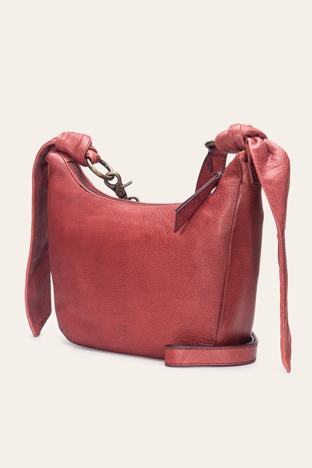Frye Nora Knotted Crossbody in Burgundy Burgundy