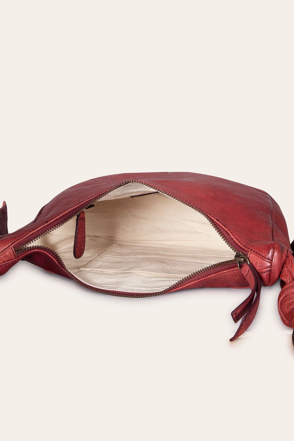 Frye Nora Knotted Crossbody in Burgundy Burgundy