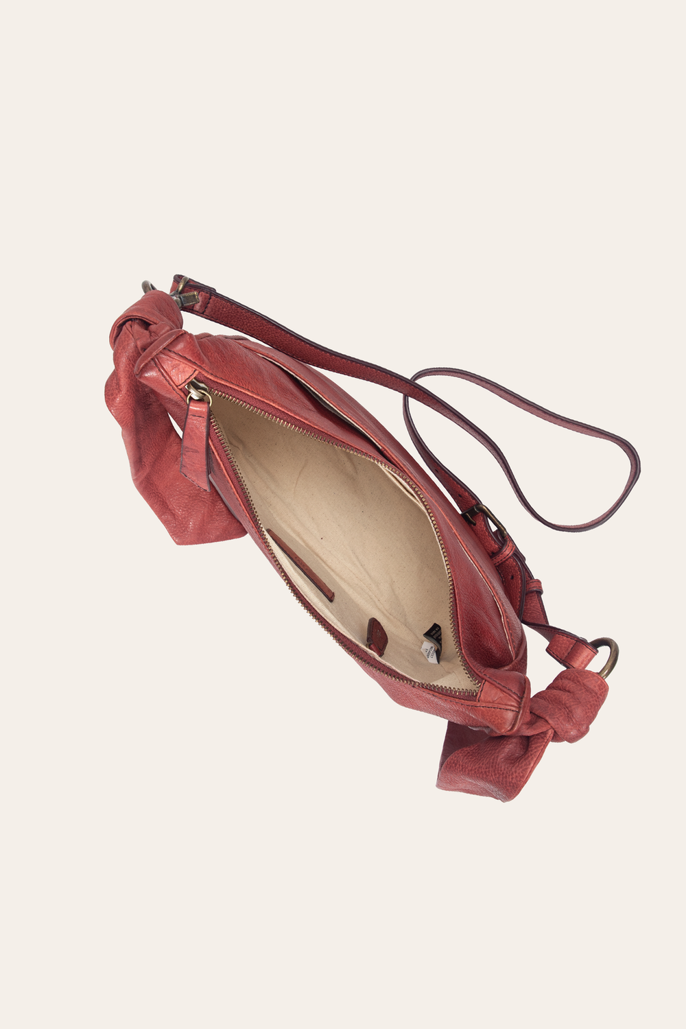 Frye Nora Knotted Crossbody in Burgundy Burgundy