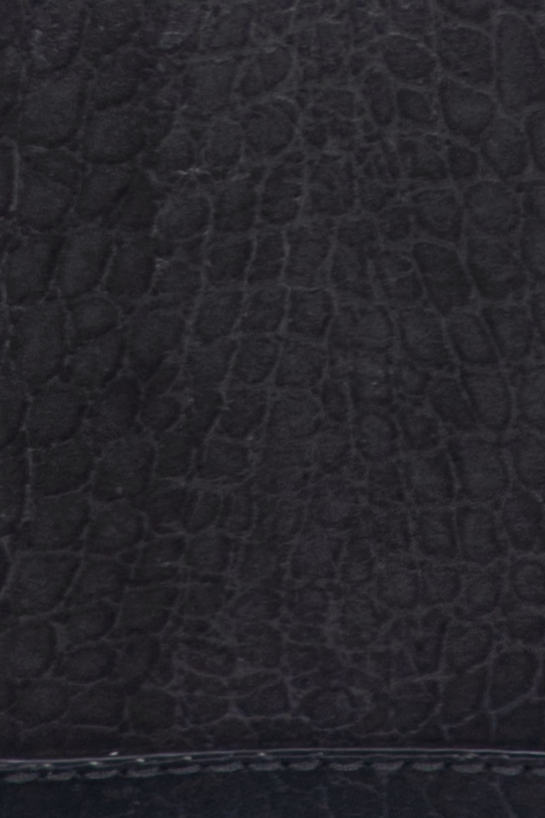 Frye Melissa Black Sueded Croco Camera Black