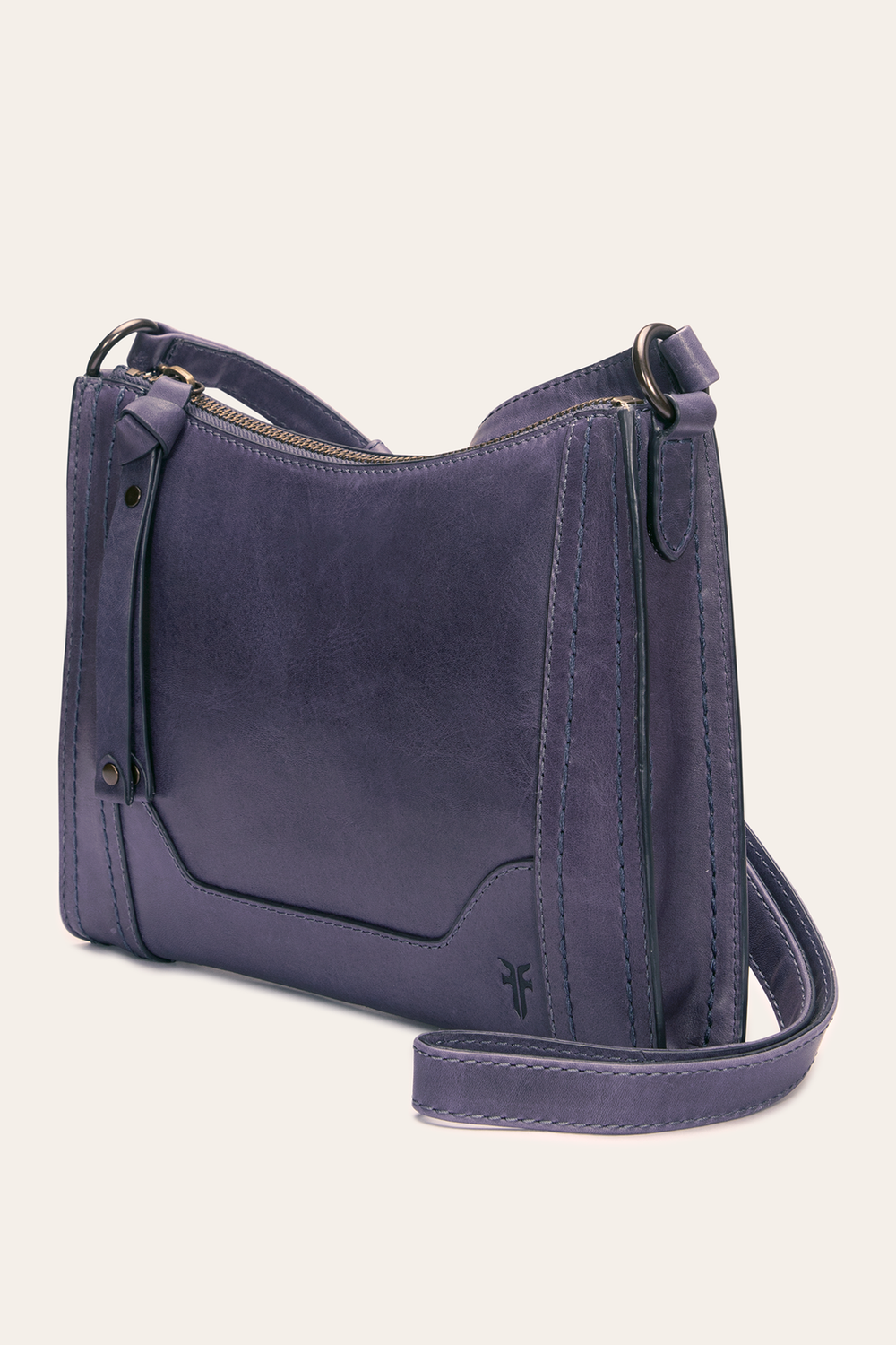 Frye Melissa Eggplant Zip Crossbody Eggplant