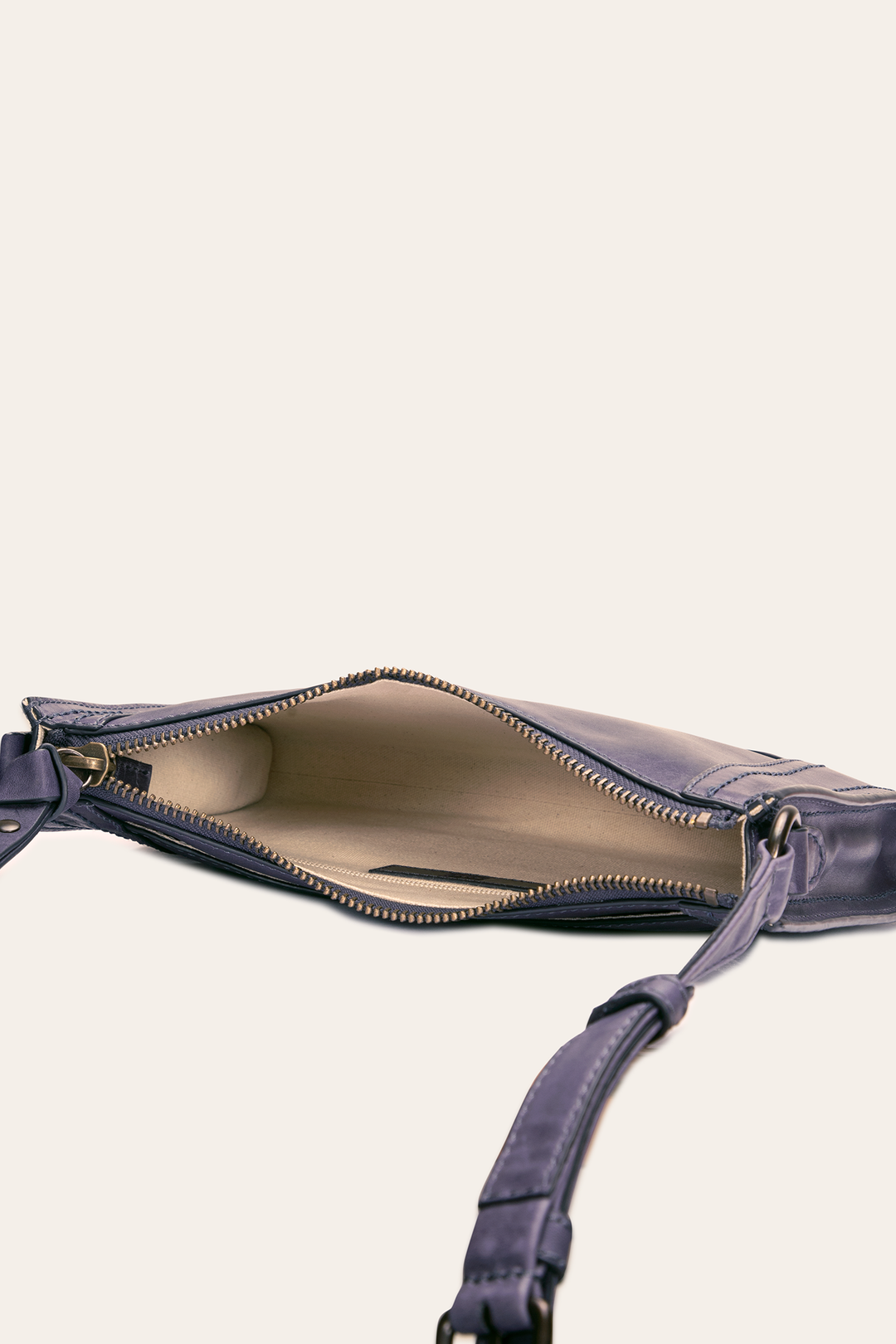 Frye Melissa Eggplant Zip Crossbody Eggplant