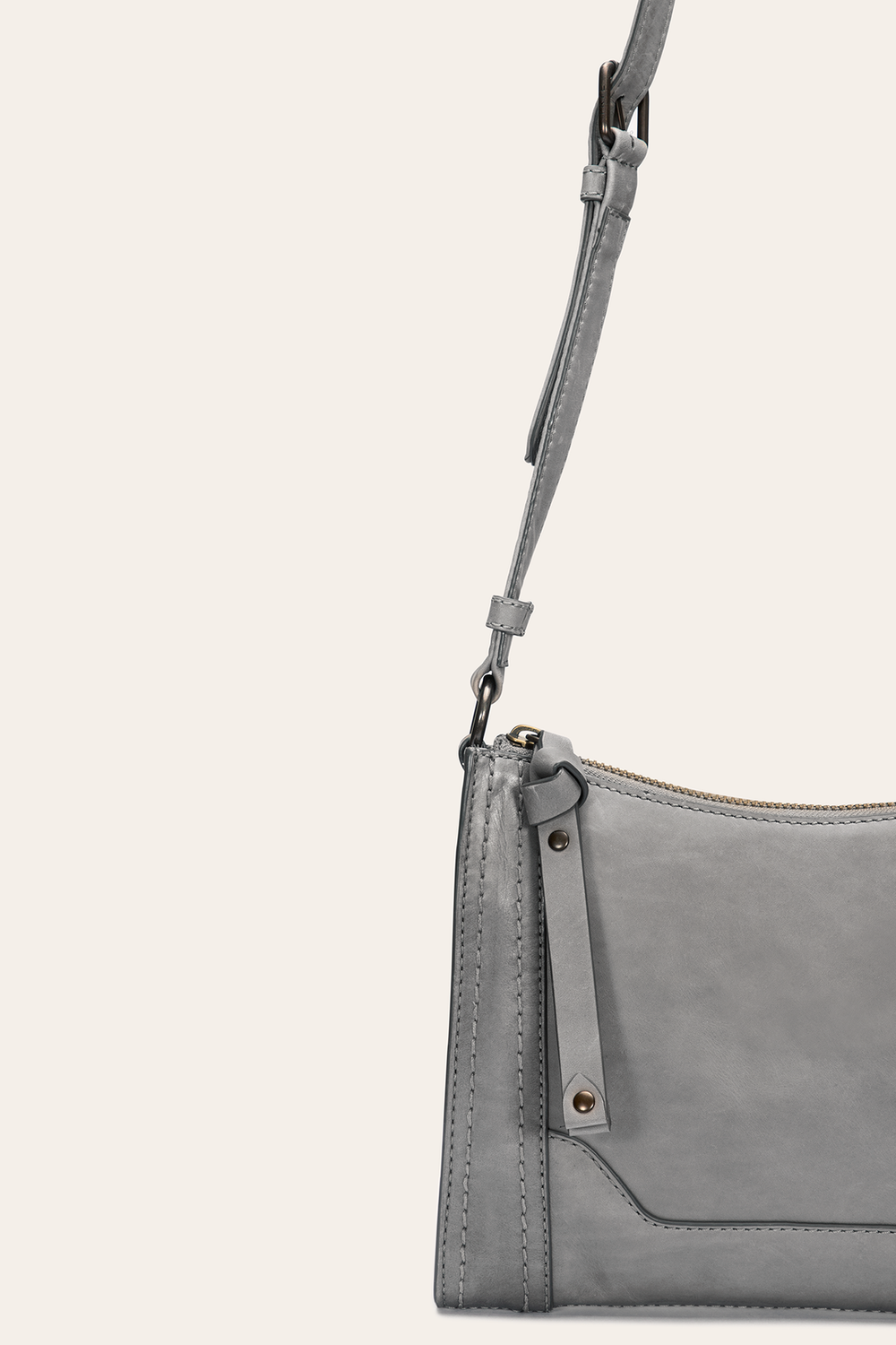 Frye Melissa Zip Crossbody in Shadow Shadow