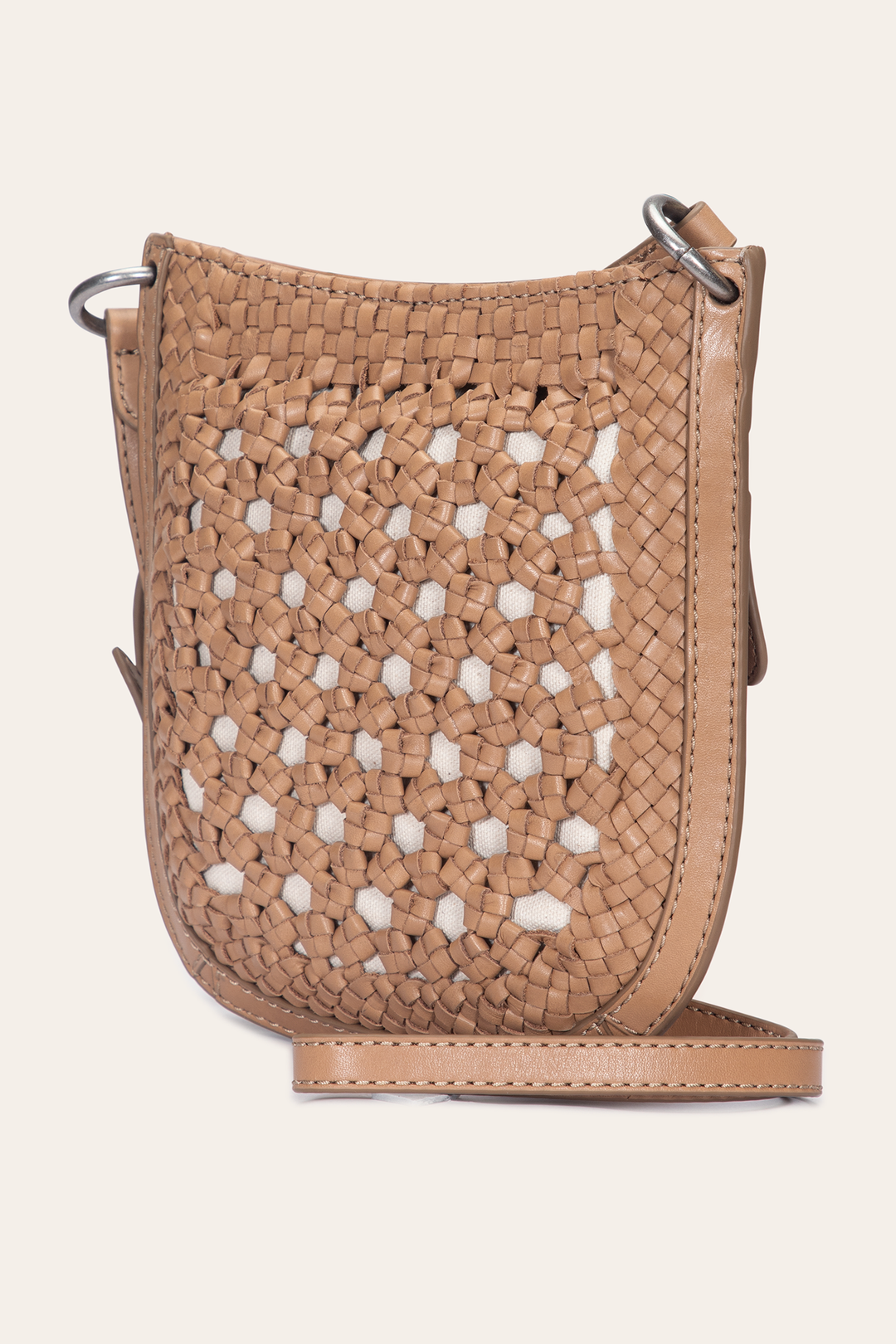 Frye Women's Ella Mini Crossbody Bag in Beige Beige