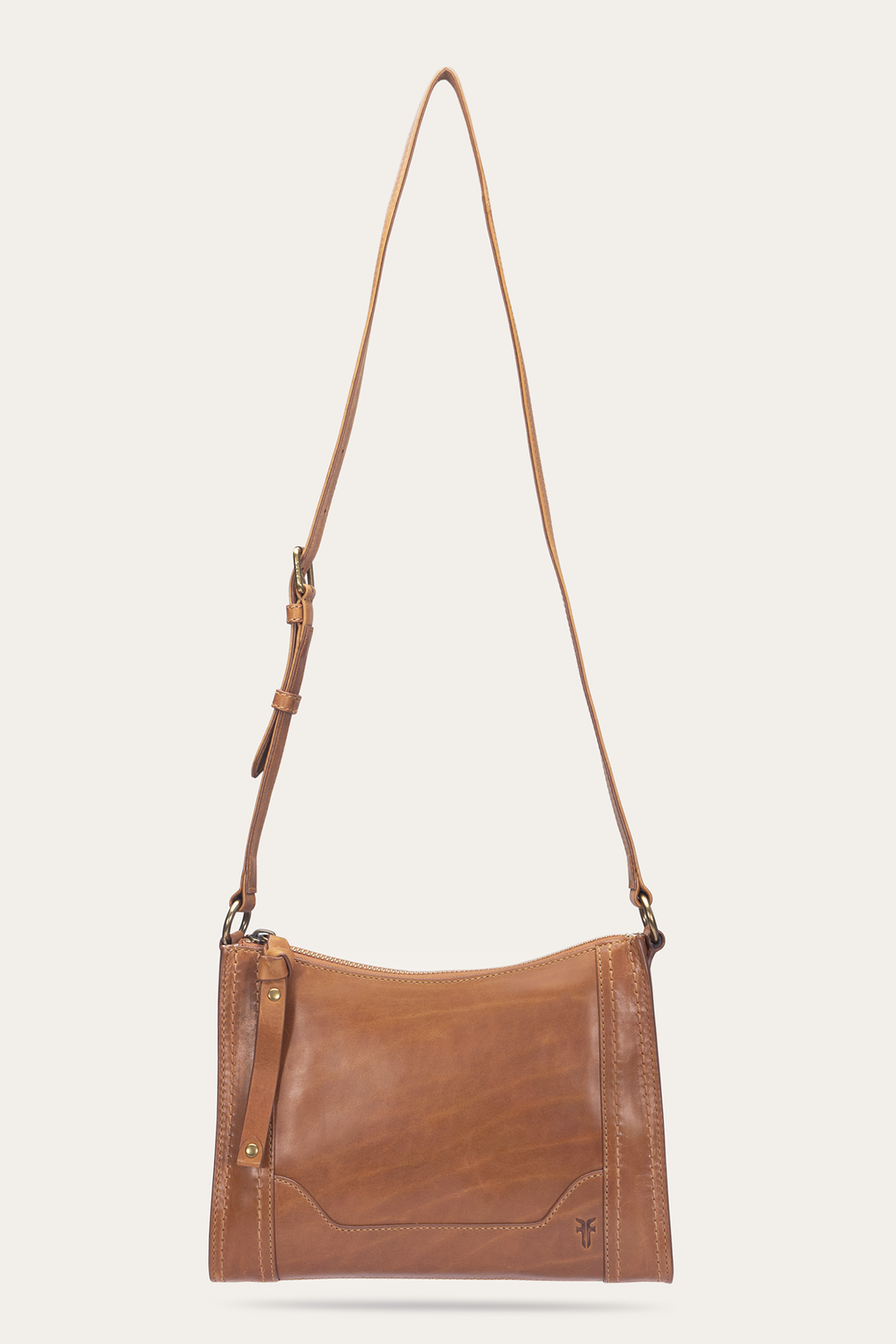 Frye Melissa Zip Crossbody in Burnt Terracotta Burnt Terracotta