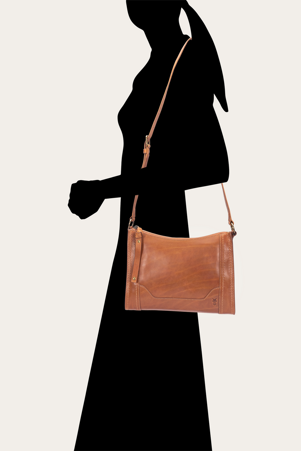 Frye Melissa Zip Crossbody in Burnt Terracotta Burnt Terracotta
