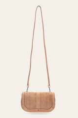 Frye Stella Suede Wallet Crossbody in Beige Beige