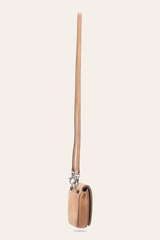 Frye Stella Suede Wallet Crossbody in Beige Beige