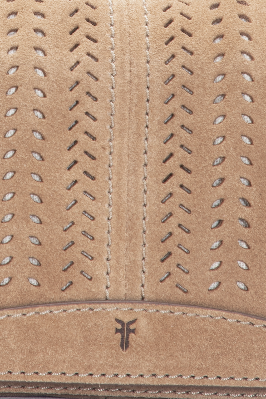 Frye Stella Suede Wallet Crossbody in Beige Beige