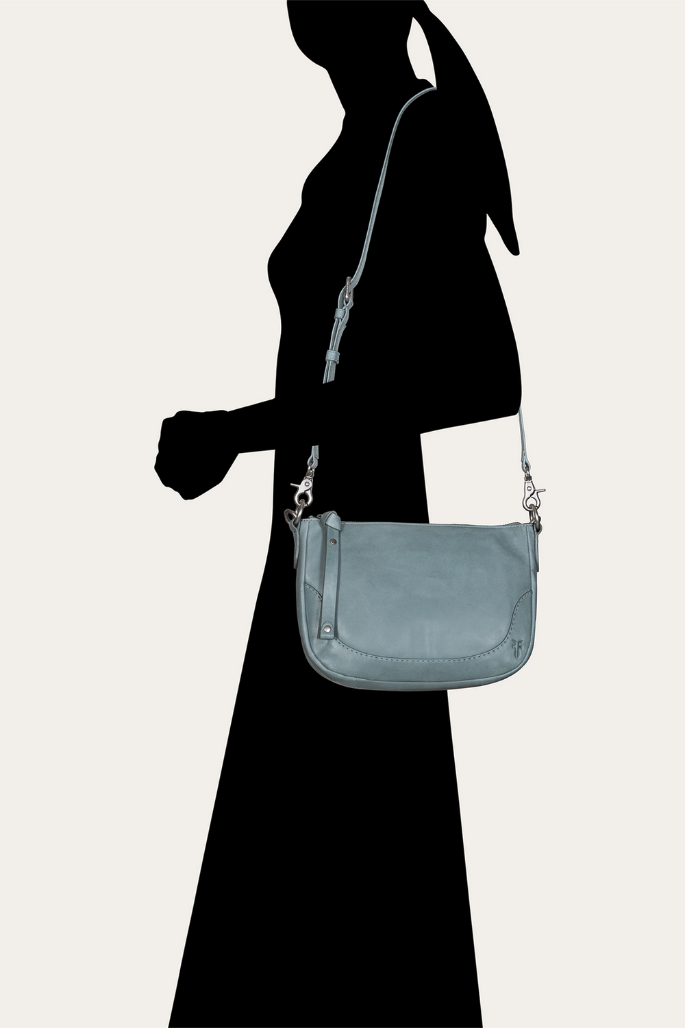Frye Melissa Sky Blue Crossbody Sky Blue