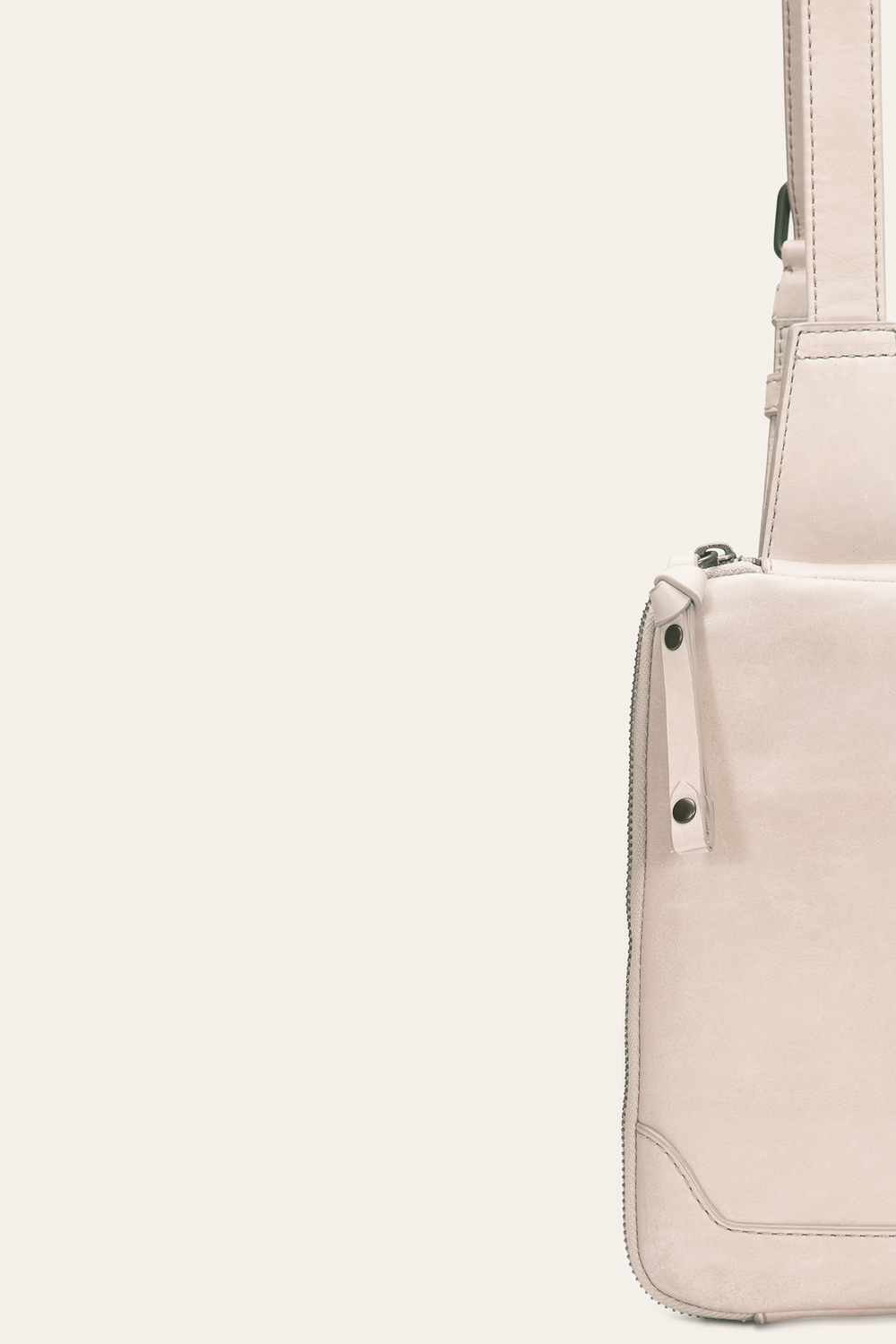 Frye Melissa Zip Sling in Nude Nude