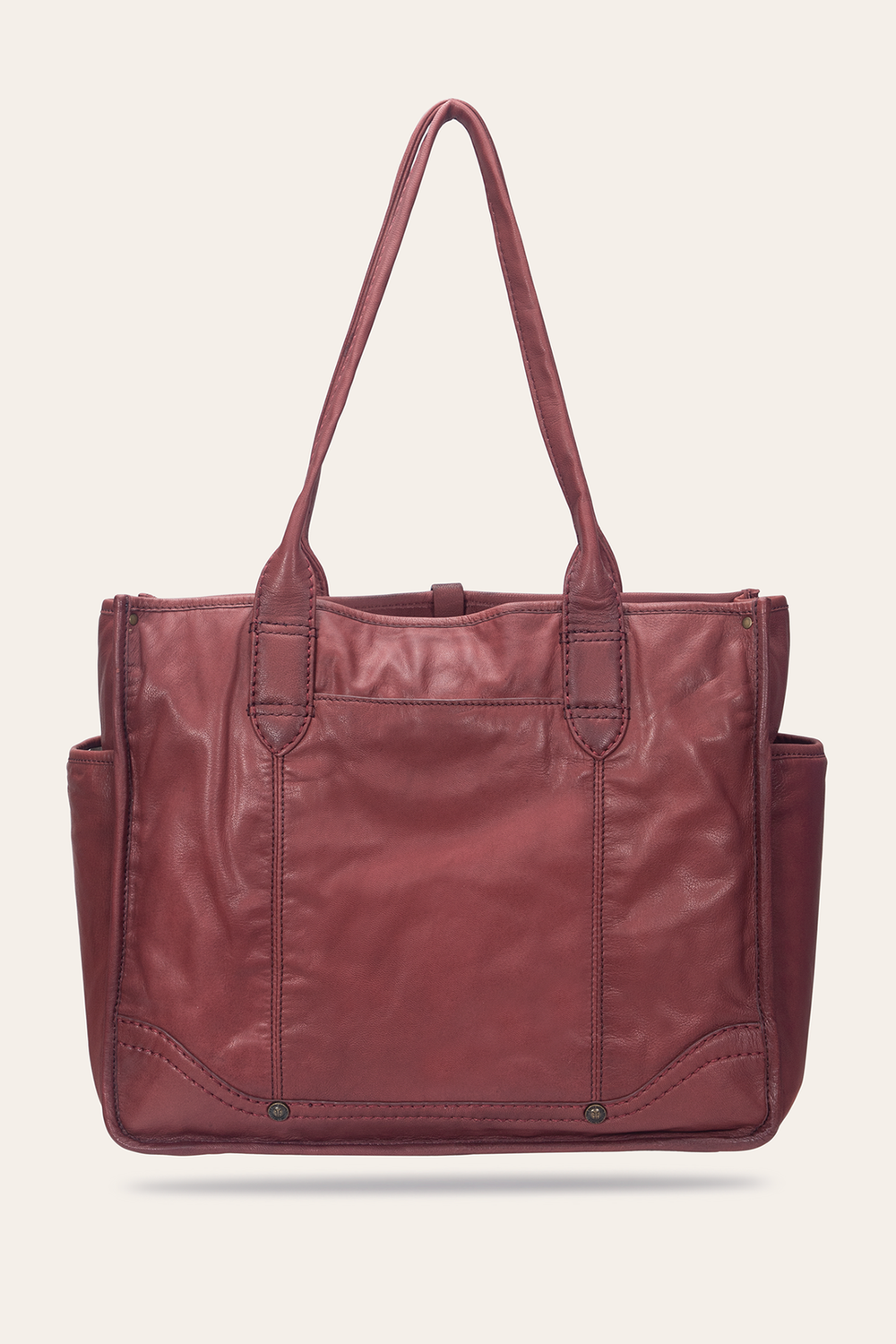Frye Campus Burgundy Tote Burgundy