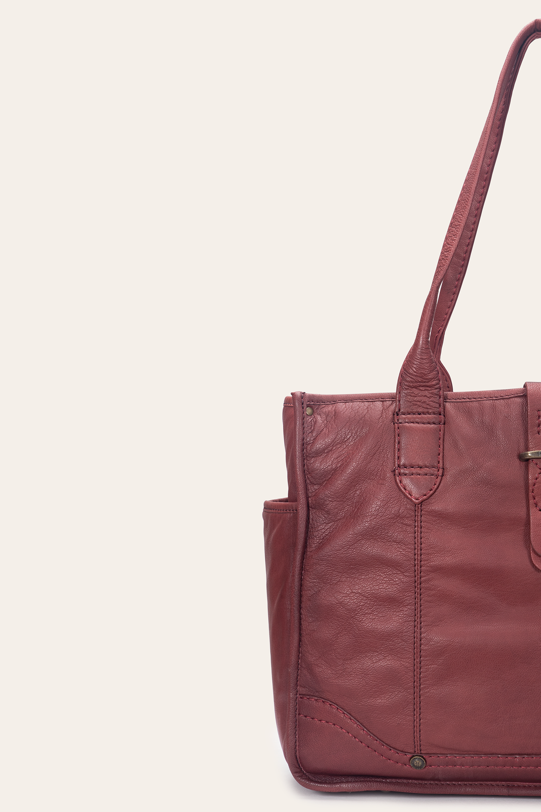 Frye Campus Burgundy Tote Burgundy