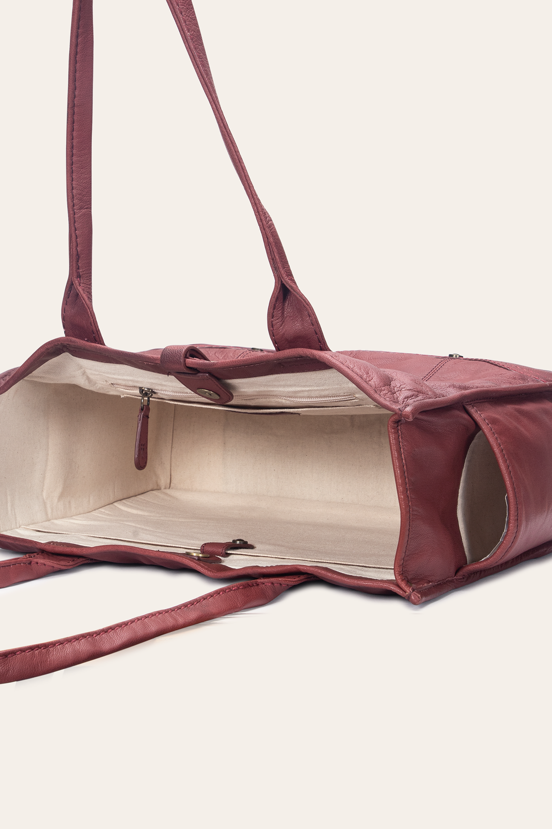 Frye Campus Burgundy Tote Burgundy