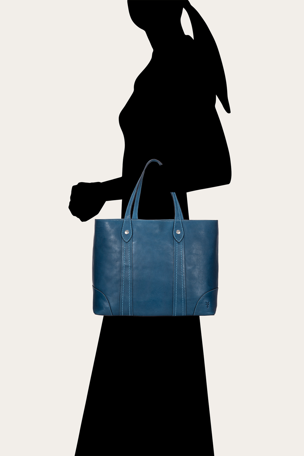 Frye Melissa Steel Shopper Steel