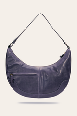 Frye Melissa Crescent Hobo in Eggplant Eggplant
