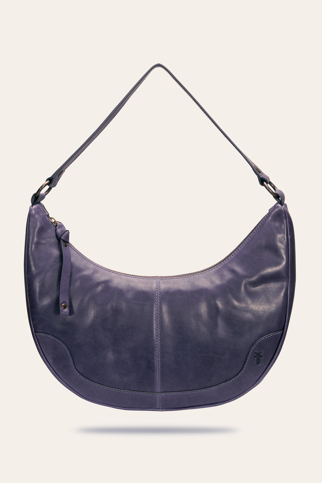 Frye Melissa Crescent Hobo in Eggplant Eggplant