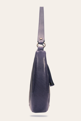 Frye Melissa Crescent Hobo in Eggplant Eggplant